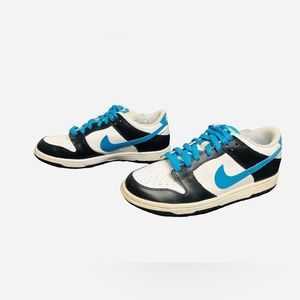 Dunk Low GS White Orion Blue Size 5.5Y (310569-147) Y2K
